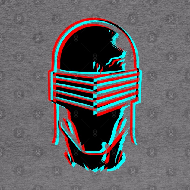 Retro 3D Glasses Style - Snake eyes by KERZILLA